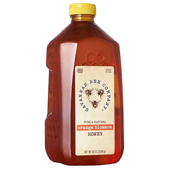 Savannah Bee Company Honey - Pure Natural Raw Honey - Orange Blossom - 80 Oz