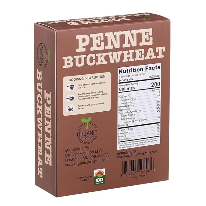 Organic Proshop Organic Buckwheat Penne (4 Pack)