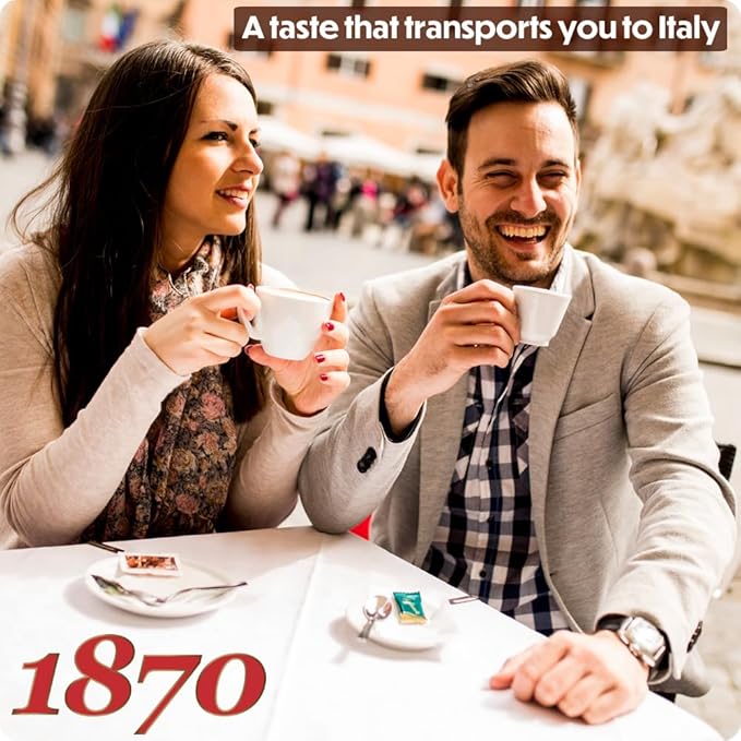 1870 by Caffe Barbera: Mago Whole Bean Roasted Coffee Aromatic Intense &amp Fruity 7 Bean Blend by one of the worlds oldest coffee roasters 150+ years of Roasting over 6 generations 1.1lb / 0.5kg