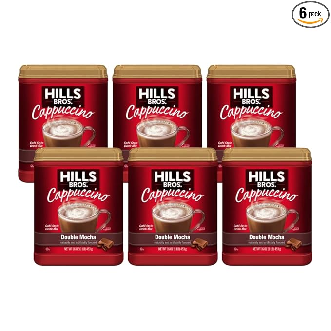 Hills Bros. Cappucinno Double Mocha (16 Ounce (Pack of 6))