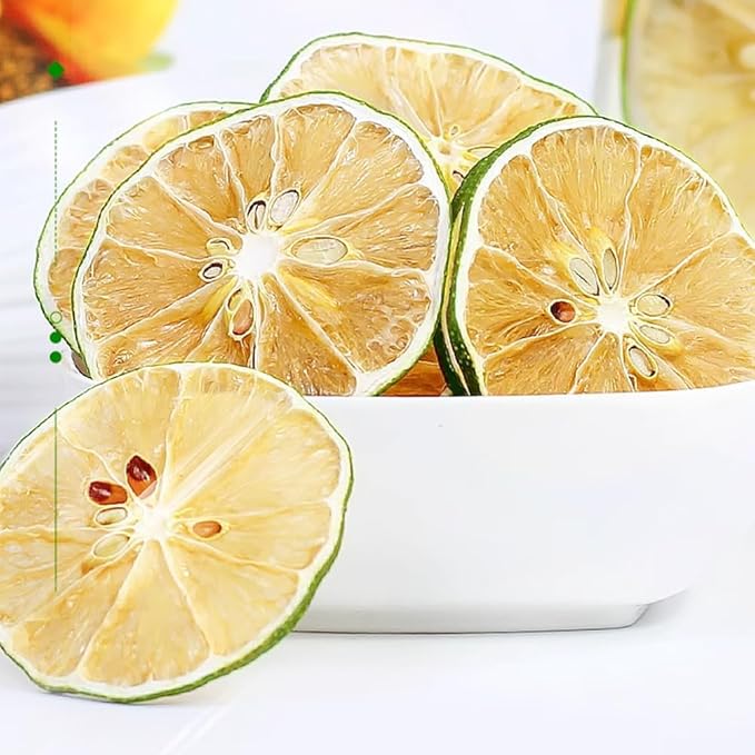Dried Lime Slices 4.23oz/120g Dehydrated Lime For CocktailsCake Decoration Cocktail Decoration Table Flowers Candle Crafts No Additives No Sugar Added (4.23 oz)
