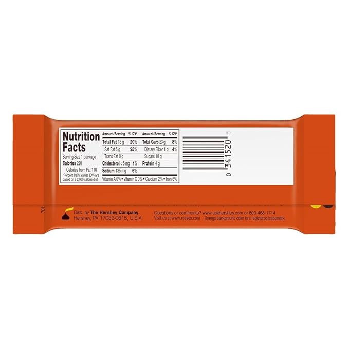 REESE'S Peanut Butter Candy Sticks 1.5 Ounce (Pack of 20)