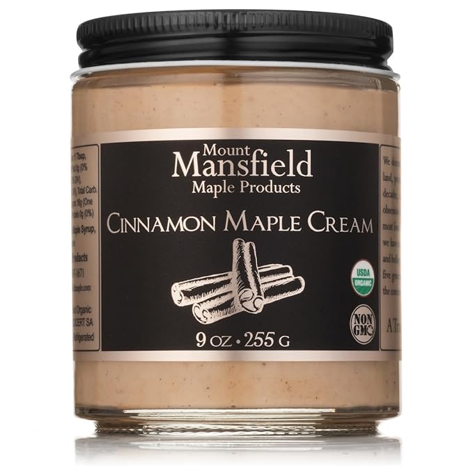 Mansfield Maple Cinnamon Stick Infused Vermont Maple Cream