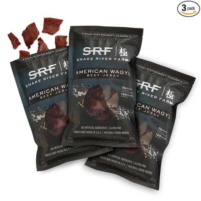 Snake River Farms Wagyu Beef Jerky (3 pack)