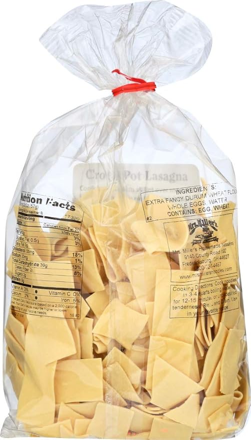 AmishTastes Mrs. Miller's Old-Fashioned Extra Wide Noodles 16 Oz. (Case of 12)