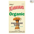 FLAHAVAN'S Organic Porridge Oats 17.75-Ounce Bags (Pack of 6)