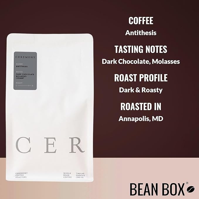 Antithesis - Roasted by Ceremony Coffee Roasters - Freshly Ground Coffee - 12 Ounce Bag