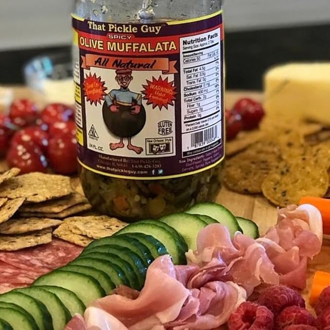 That Pickle Guy New Orleans Style Classic Olive Muffalata Spicy All Natural 24-ounce