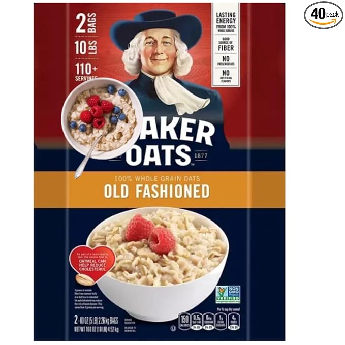 Old Fashioned Oats 160 Ounces 2 Pack (160 Ounce(2 Pack))