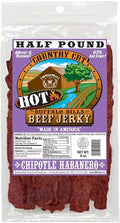 Buffalo Bills 8oz Chipotle Habanero Country Cut Beef Jerky Pack (moist &amp tender hot beef jerky) 8Oz
