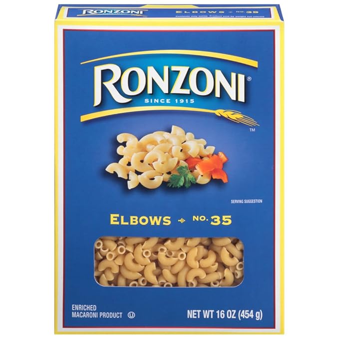 Ronzoni Elbows 16 oz (Pack of 20)