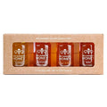 Bee Harmony Classic Honey Flight Mini Honey Gift Set 4 Jars 3 OZ Each Premium Raw Made in the USA