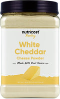 Nutricost Pantry White Cheddar Cheese Powder (2.5 Pounds Per Bottle) - Powdered Cheese :: Great for Cooking Baking Popcorn and More!