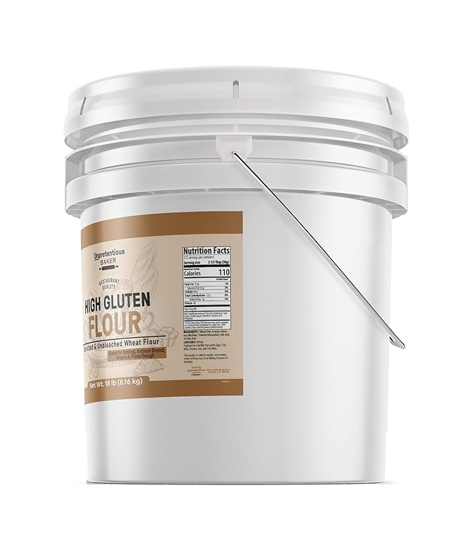 Unpretentious High Gluten Flour 3.5 Gallons Artisan Bread Bagels Pizza