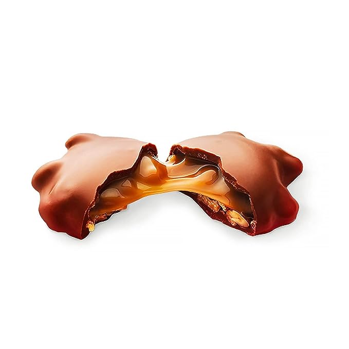 DeMet's Turtles Milk Chocolate Caramel Nut Cluster Bar (1.76 Ounce 3-Piece Bar 24 Count) Perfect Grab-N-Go Snack or Sit &amp Savor
