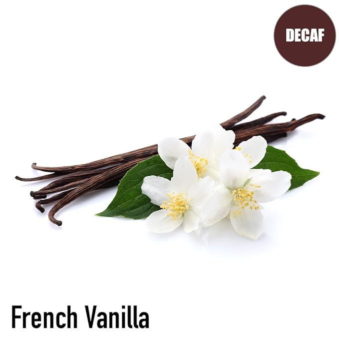 French Vanilla Flavored Decaf Coffee Whole Bean Fresh Roasted 5 lbs