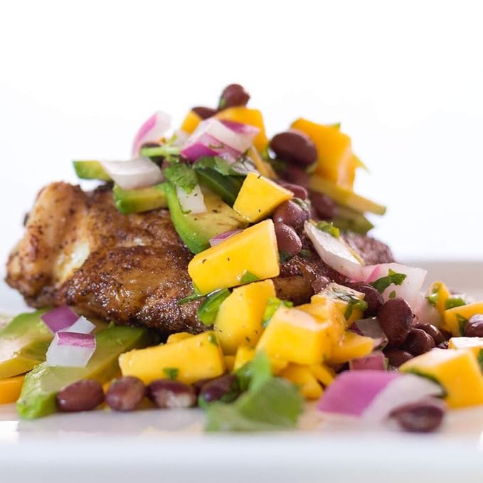 Spiceology - Jamaican Jerk Smoky Caribbean Rub - BBQ Rubs Spice Blends and Seasonings - Use On: Seafood Beef Chicken Pork Chili Squash Nuts Vegetables and Sweet Potato Fries - 18 oz