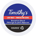 Timothy's Breakfast Blend Coffee Single-Serve Keurig K-Cup Pods Light Roast Coffee 24 Count