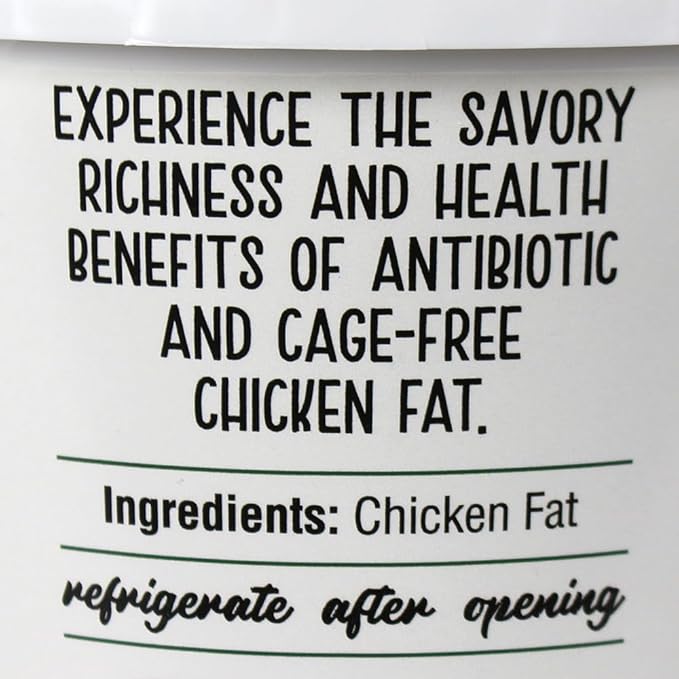 Gourmet Rendered Chicken Fat | 1.5 lb Tub | Paleo-Friendly Cooking &amp Baking Fat by Cornhusker Kitchen