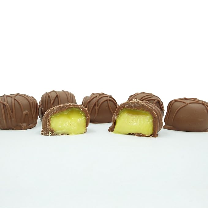Philadelphia Candies Homemade Lemon Creams Milk Chocolate 1 Pound Gift Box