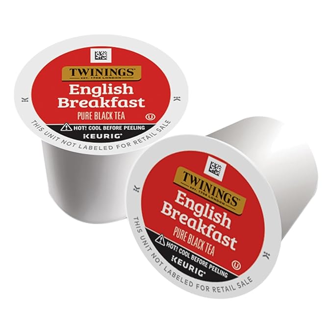 Twinings English Breakfast Tea Keurig K-Cups 24 Count (Pack of 4)