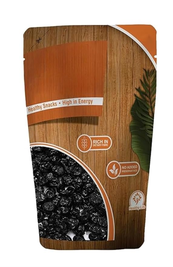 Generic Dried Fruits Nuts And Seeds Dried Blueberry Plum Rich in Fibre Vitamins Healthy Snacks - 250g