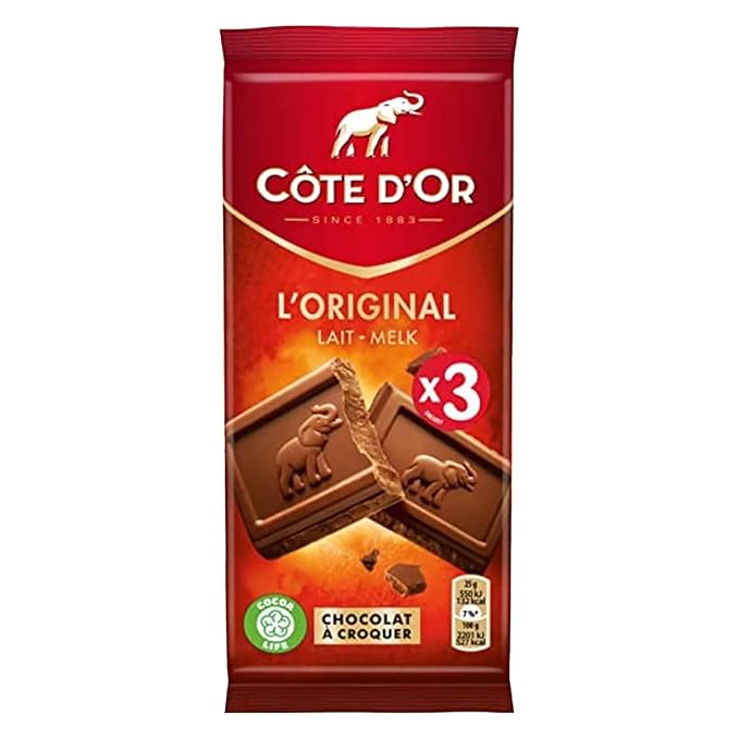 Cote d'or Milk Chocolate 200 Gram Bar