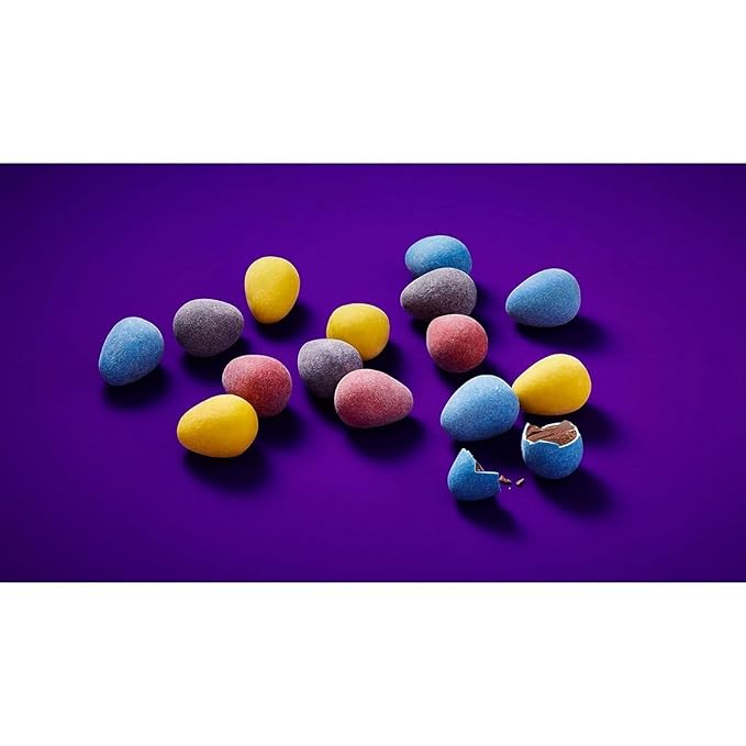 Generic Mini Royal Dark Chocolate Eggs with Crispy Shell | Easter Seasonal Basket Filler | (9oz per bag - 2 Bags)