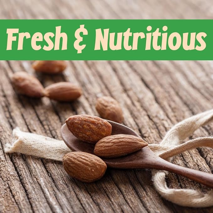 Sincerely Nuts – Roasted Whole Salted Almonds | 2 Lb. Bag | Delicious Guilt Free Snack | Low Calorie Vegan Gluten Free | Gourmet Kosher Food | Source of Fiber Protein Vitamins and Minerals