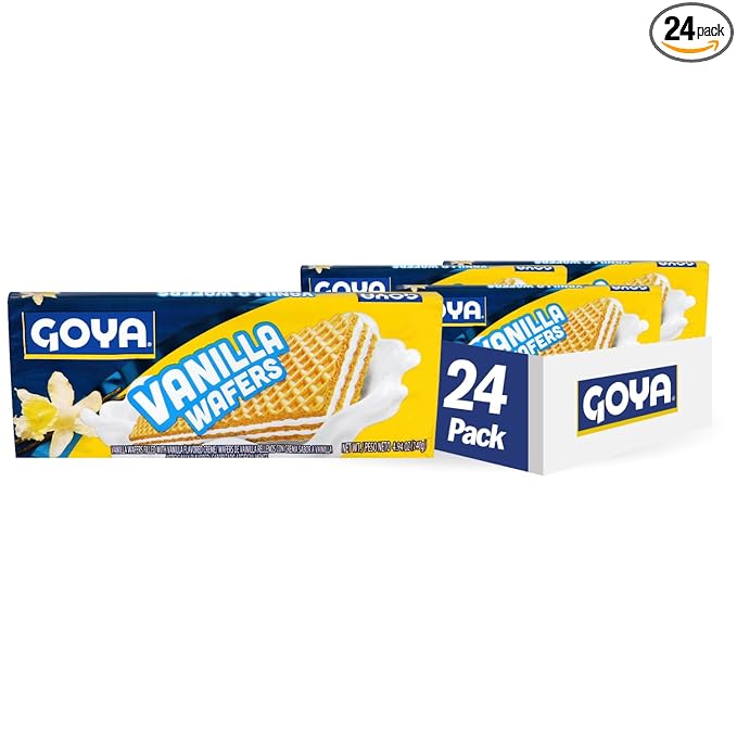 Goya Foods Vanilla Wafers 4.94 Ounce (Pack of 24)