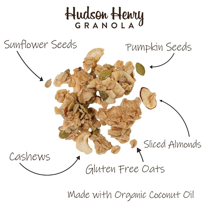 Hudson Henry Granola Cashew - 2.5lb Bulk Bag | Non-GMO Project Verified Gluten Free