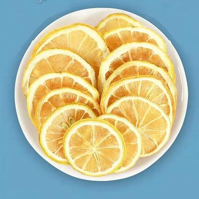 jweemax Natural Dried Fruit Dried Lemon Slice Beauty Health Slimming Gift Sugar Free for Vegan Kosher