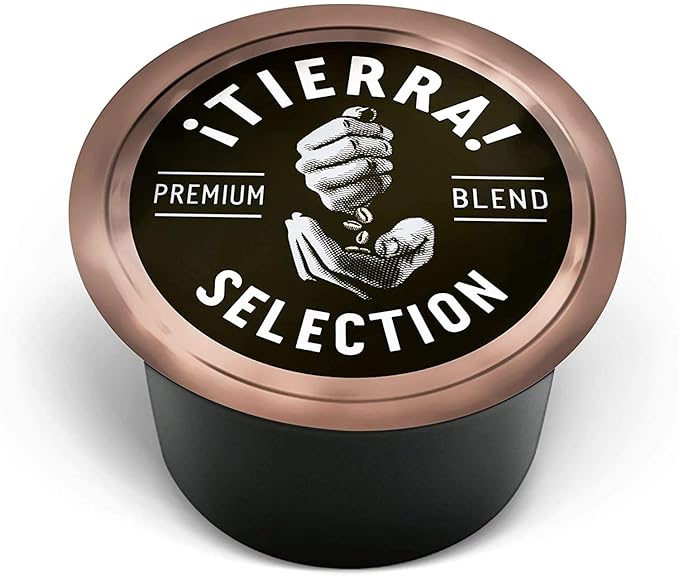 Lavazza BLUE Espresso ¡Tierra! Selection Premium Blend Single Dose Coffee Capsules100 Count (Pack of 1)