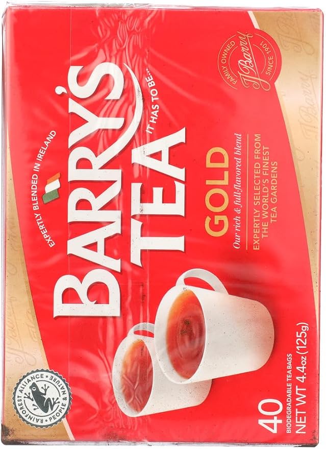 Barry's Tea Irish Tea - Gold Blend - Case of 12 - 40 Bags