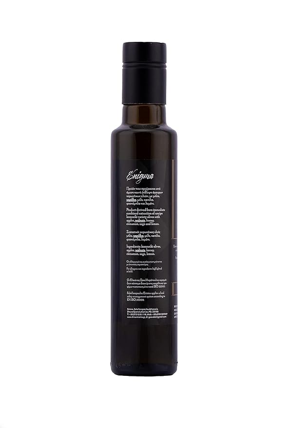 Flavored Gourmet Enigma Extra Virgin Olive Oil (Apples Walnuts Honey Lemon)