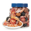 5 types of sweet and sour preserved plums 450g/can mixed with candied dried fruits black plums grape dried fruits Huameifruit snacks afternoon tea (1 can)