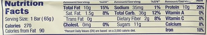 GOMACRO Organic Blueberry Cashew Butter Bar 2.3 OZ(pack of 12)