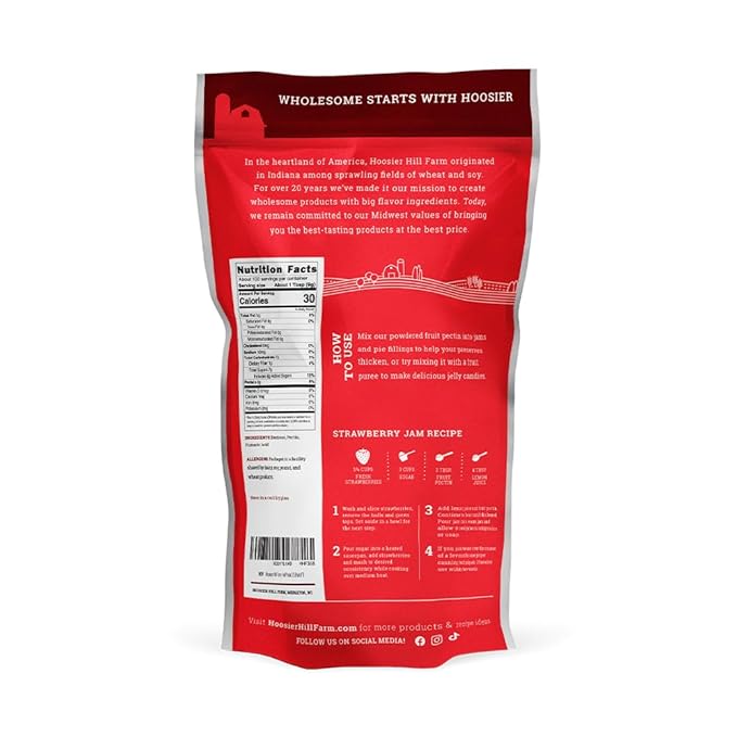 Hoosier Hill Farm Fruit Pectin 2LB (Pack of 1)