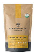 Kombucha.com Certified Organic Loose Leaf Tea - Kombucha Brewing Blends (Black/Green/White Tea Blend 1 Pound). Makes up to 50 gallons.