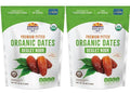 Generic Desert Valley Date ~ ORGANIC Deglet Noor Premium Pitted Dates Grown California Sun Ripened ~ 2 PACK ~ Kosher ~ 40oz (2.5lb) Large bag each