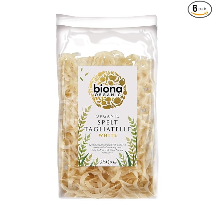 Biona Organic Spelt Tagliatelle White 250 g (Pack of 6)