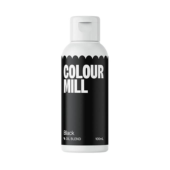 Colour Mill Oil-Based Food Coloring 100 Milliliters Black