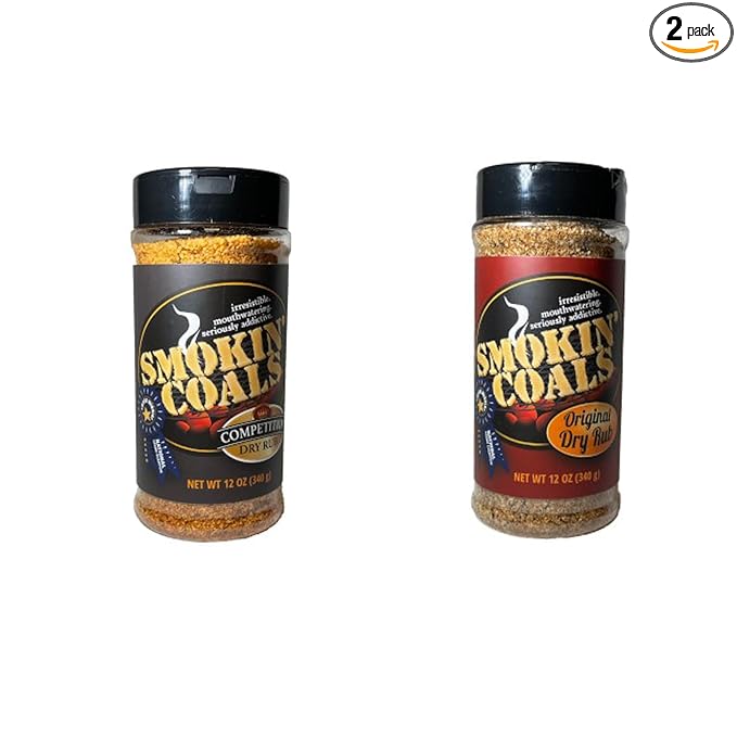 Smokin' Coals 2 Pack Award Winning Rubs: Original and Competition