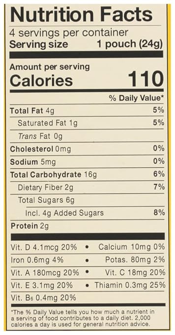 Made Good Organic Granola Chocolate Banana Minis Multipack 24gx4 (Pack of 6)