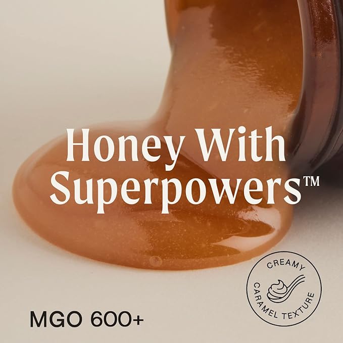 Manukora Raw Manuka Honey MGO 50+ 200+ and 600+ New Zealand Honey Non-GMO Traceable from Hive to Hand Daily Wellness and Immune Support - 250g (8.82 Oz)