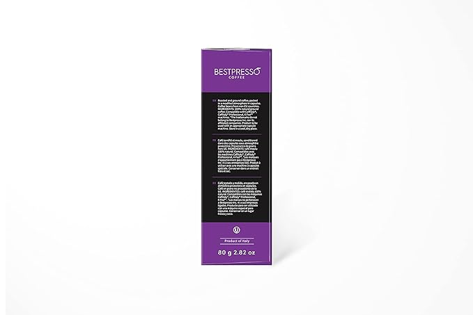 Bestpresso Coffee capsules compatible with Starbucks Verismo Caffitaly CBTL K-fee systems 80 Pods (Intenso)