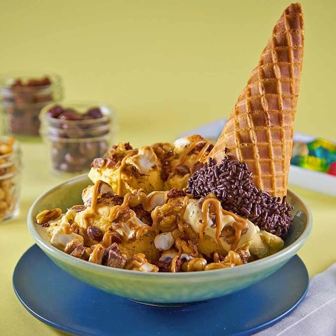 J. Hungerford Smith Chocolate Waffle Cone &amp Enrober Coating | Kosher | 7.68 lb
