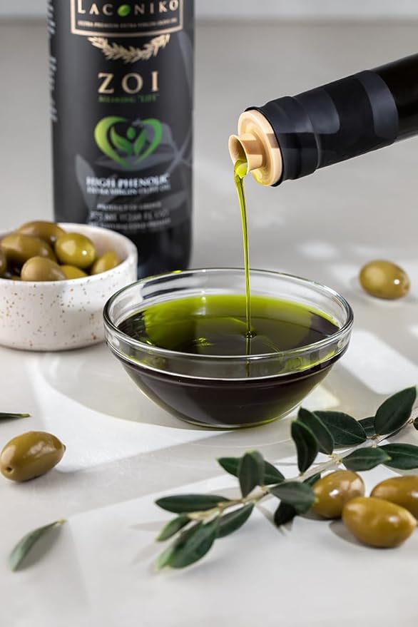 Laconiko ZOI Ultra High Phenolic Extra Virgin Olive Oil | NEW September 2025 Harvest! | 1397 MG/KG Polyphenols | Rich in OLEOCANTHAL 1000 MG/KG | LIMITED QUANTITY | GOLD MEDAL 2026 NYIOOC | 12.68 OZ (