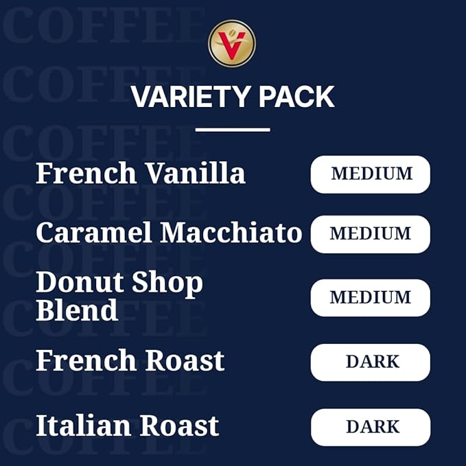 Victor Allen's Coffee Variety Pack 120 Count Single Serve Coffee Pods for Keurig K-Cup Brewers