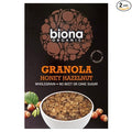 Biona Organic Honey Hazelnut Crunchy Granola (375g) - Pack of 2